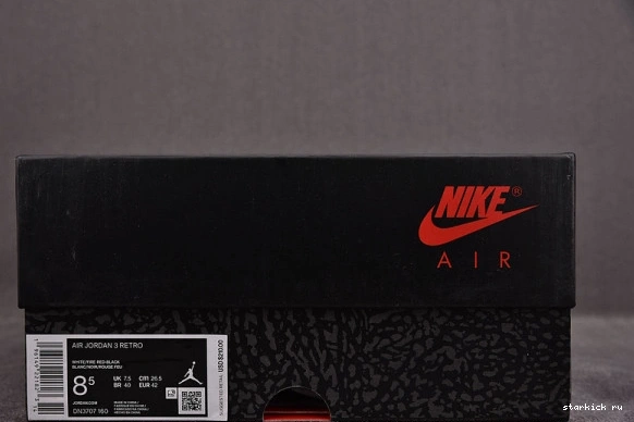 DN3707-160 DN3707-160 Fire (2022) Jordan Red 3 Retro 0804